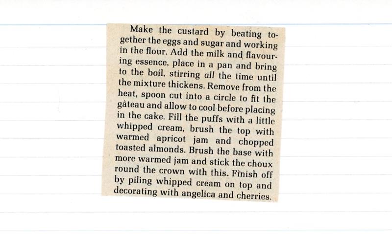 Scan 2 of 2 for Confectioners Custard