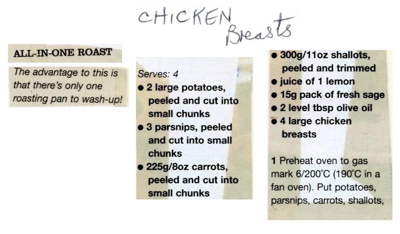 Scan 1 of 2 for All-in-One Roast Chicken