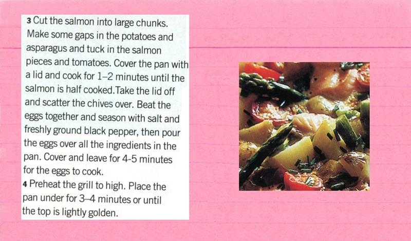 Scan 2 of 2 for Sauteed New Potatoes with Salmon and Asparagus