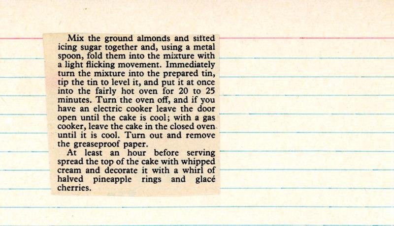 Scan 2 of 2 for Pineapple Cake (Mandelkake)