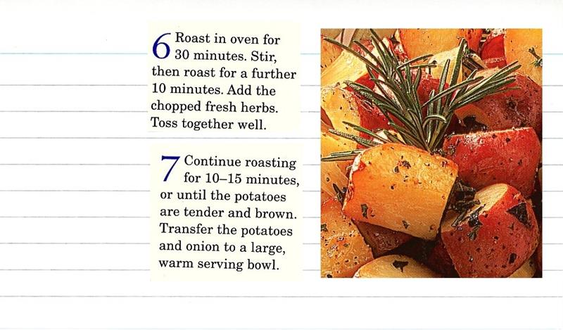 Scan 2 of 2 for Roasted Red Potatoes with Herbs