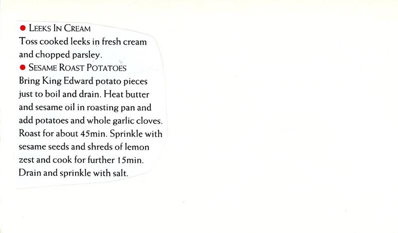 Scan 1 of 1 for Sesame Roast Potatoes