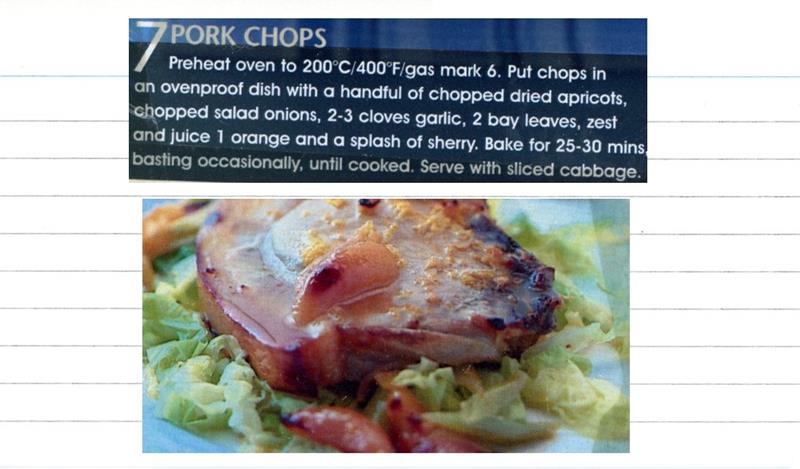 Scan 1 of 1 for Pork Chops