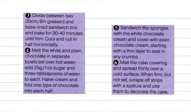 Scan 2 of 2 for Chocolate Ruffle Gateau