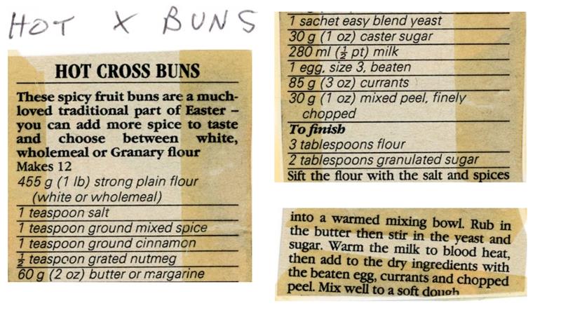 Scan 1 of 2 for Hot Cross Buns