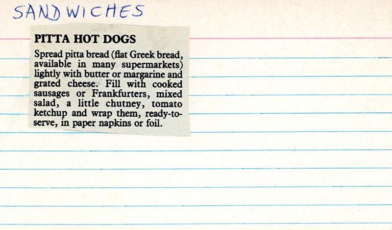 Scan 1 of 1 for Pitta Hot Dogs