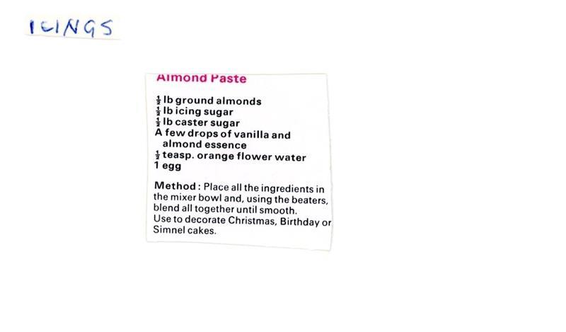 Scan 1 of 1 for Almond Paste