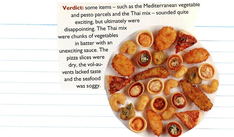 Scan 2 of 2 for Party Canapé Selection (Review Notes)