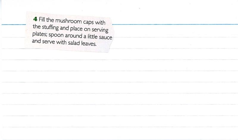 Scan 2 of 2 for Glazed Mushrooms Stuffed with Coriander and Shallots