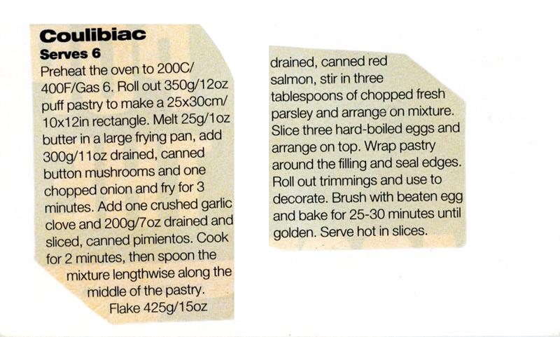 Scan 1 of 1 for Coulibiac