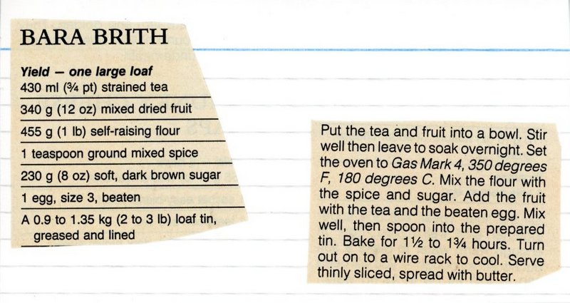 Scan 1 of 1 for Bara Brith