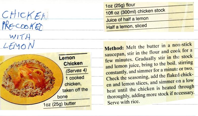 Scan 1 of 1 for Lemon Chicken