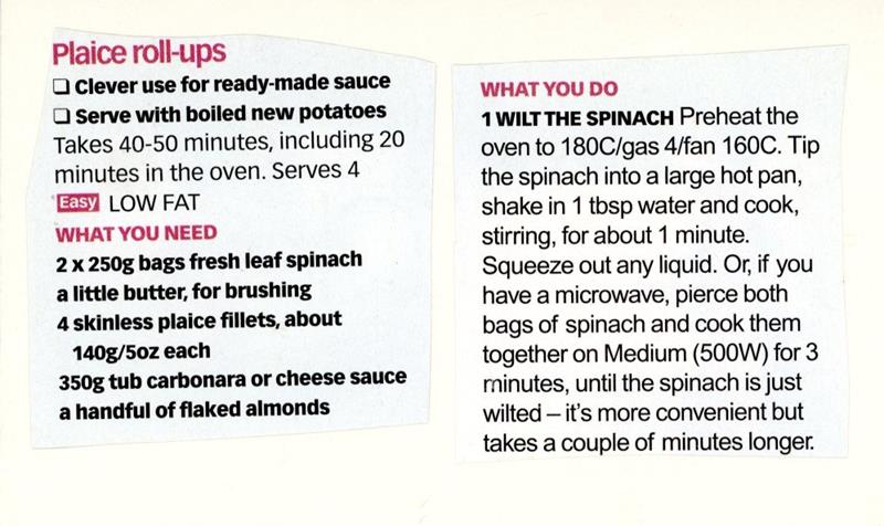 Scan 1 of 2 for Plaice Roll-Ups