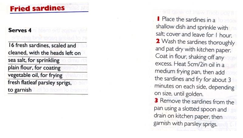 Scan 1 of 1 for Fried Sardines