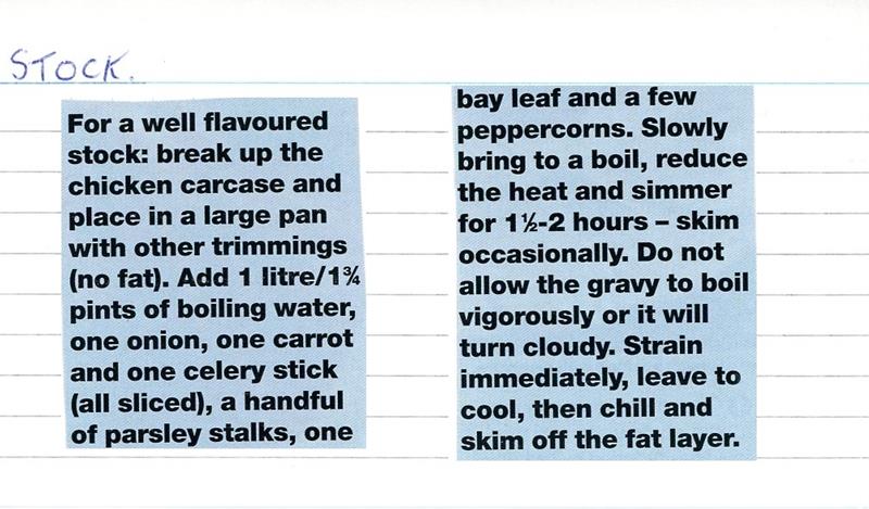 Scan 1 of 1 for Chicken Stock