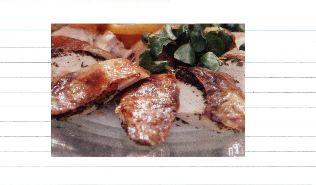Scan 2 of 2 for Thyme and Sage Chicken