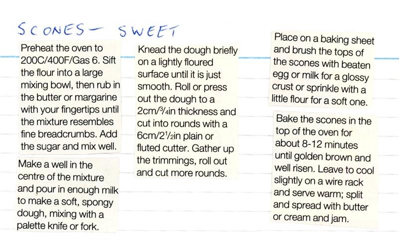 Scan 2 of 2 for Sweet Scones