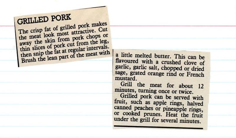 Scan 1 of 1 for Grilled Pork