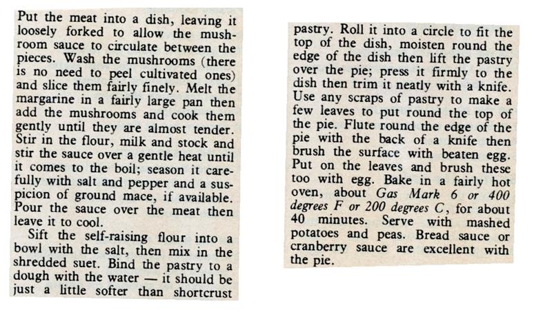 Scan 2 of 2 for Boxing Day Pie
