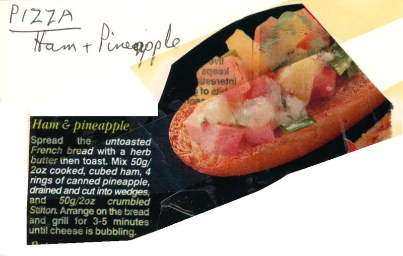 Scan 1 of 1 for Ham & Pineapple
