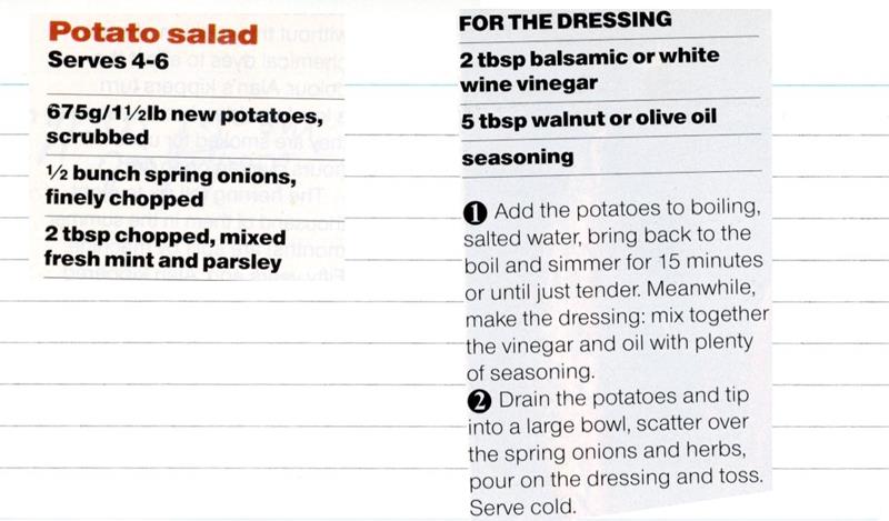 Scan 1 of 1 for Potato Salad