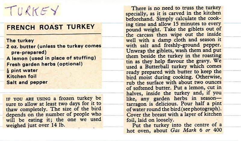 Scan 1 of 2 for French Roast Turkey