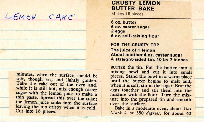 Scan 1 of 2 for Crusty Lemon Butter Bake
