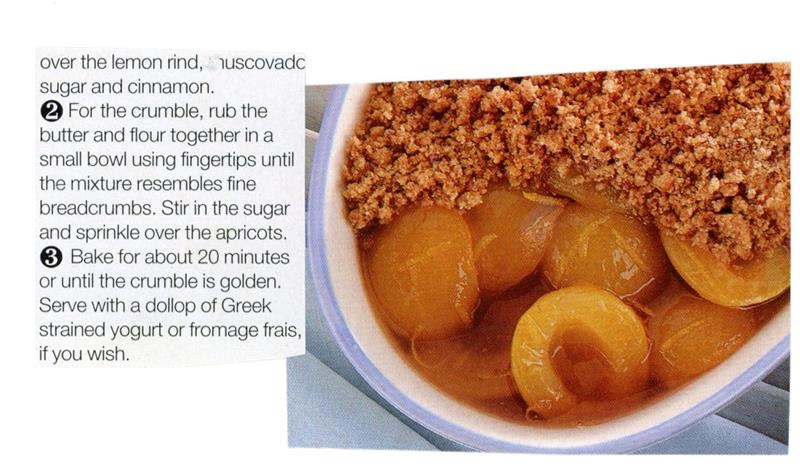 Scan 2 of 2 for Apricot Crumble