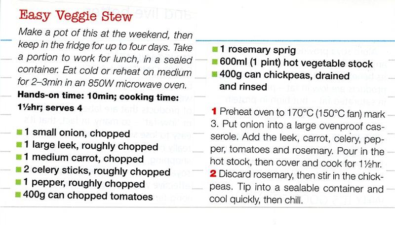 Scan 1 of 1 for Easy Veggie Stew