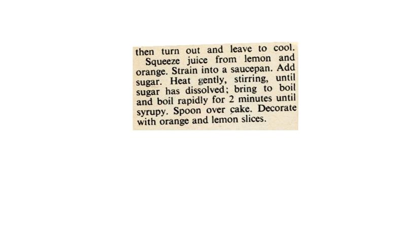 Scan 2 of 2 for St. Clement's Madeira Cake