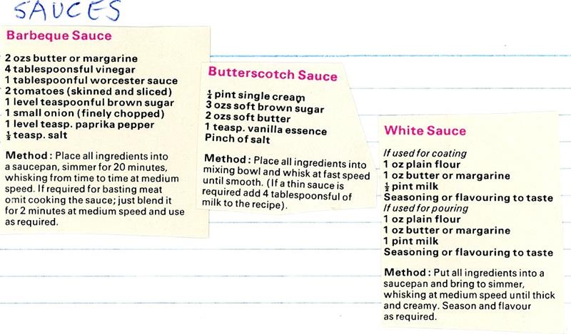 Scan 1 of 1 for Barbeque Sauce