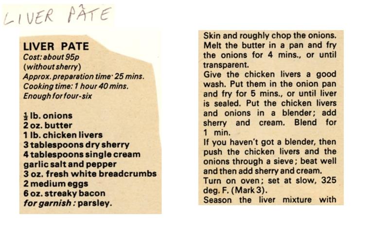 Scan 1 of 2 for Liver Pâté