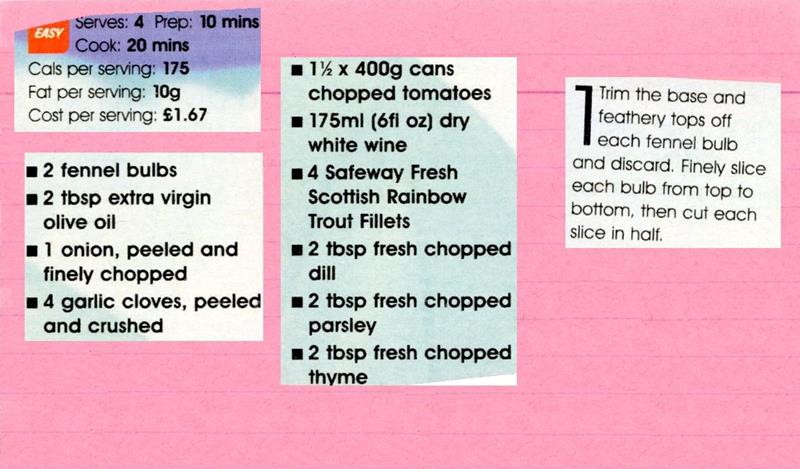Scan 1 of 2 for Trout with Fennel and Tomatoes