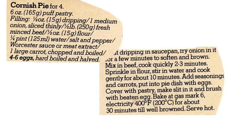 Scan 1 of 1 for Mince Pie for 4