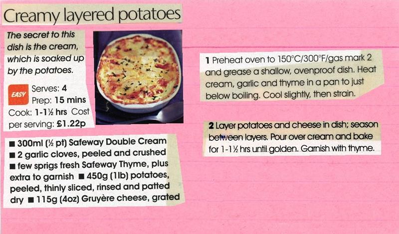 Scan 1 of 1 for Creamy Layered Potatoes