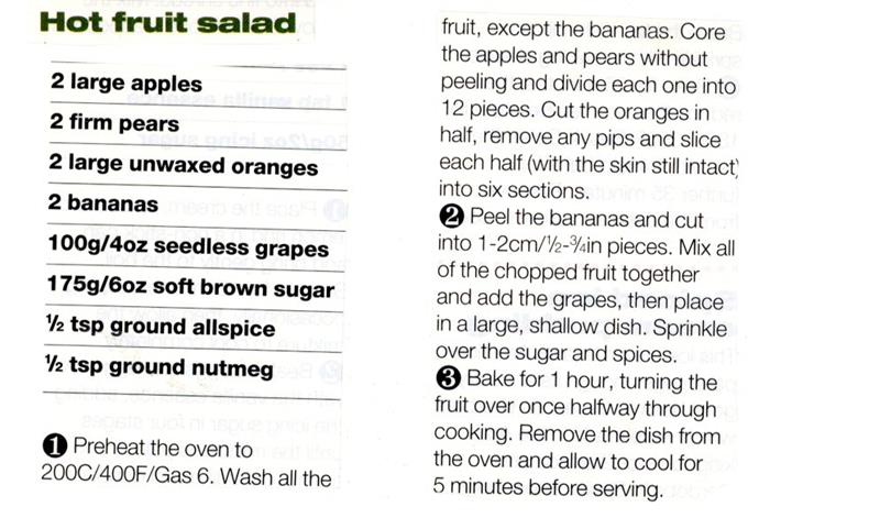 Scan 1 of 1 for Hot Fruit Salad