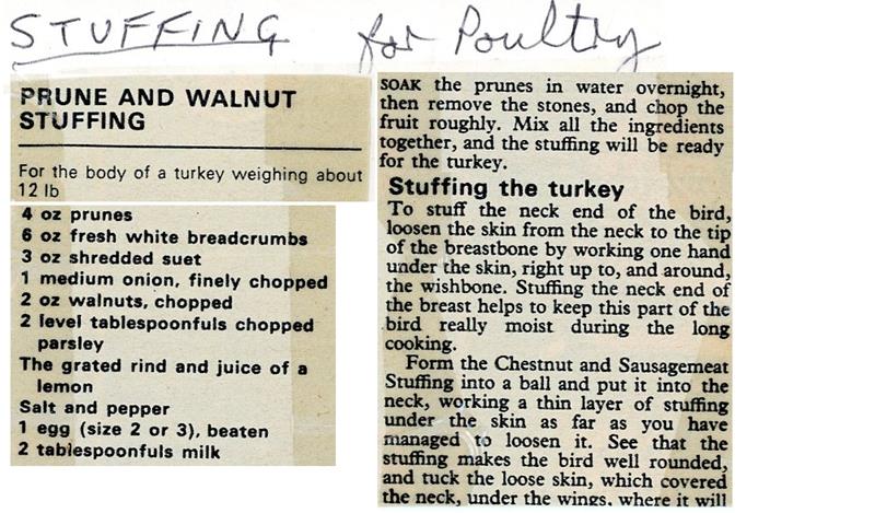 Scan 1 of 2 for Prune and Walnut Stuffing