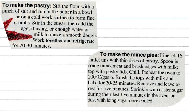 Scan 2 of 2 for Mince Pies