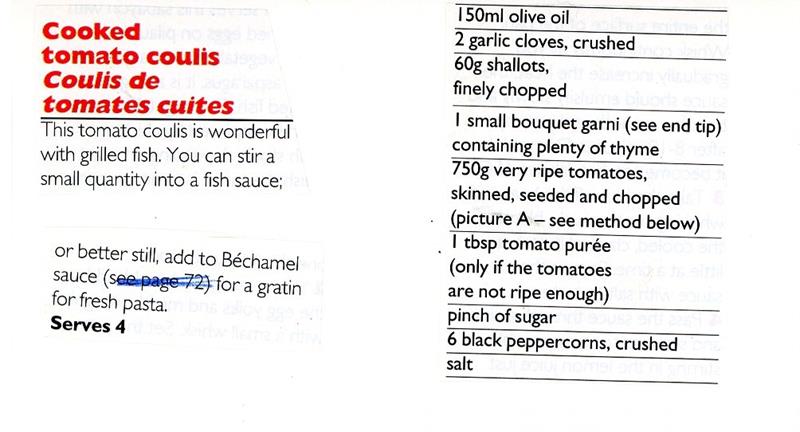 Scan 1 of 2 for Cooked Tomato Coulis