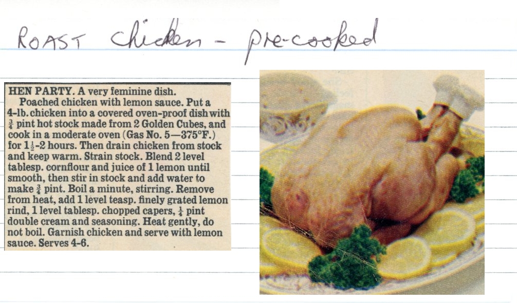 Scan 1 of 1 for Hen Party – Poached Chicken with Lemon Sauce