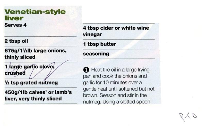 Scan 1 of 2 for Venetian-style Liver