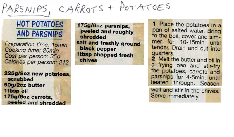 Scan 1 of 2 for Hot Potatoes and Parsnips