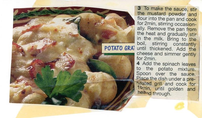 Scan 2 of 2 for Potato Gratin