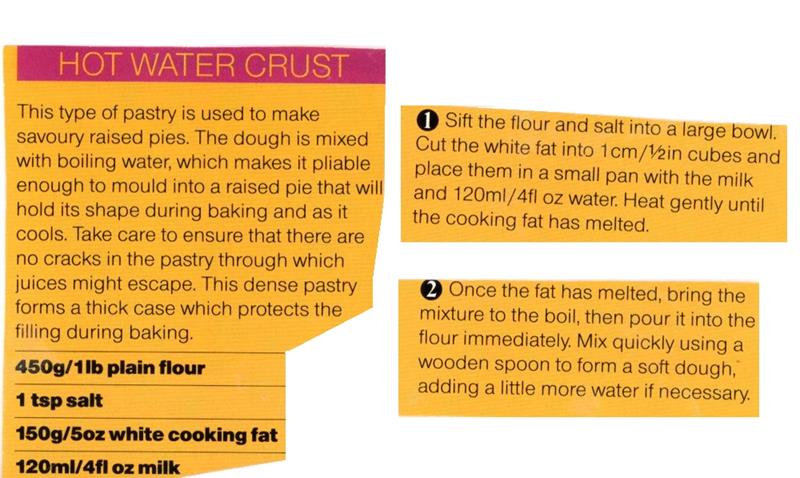 Scan 1 of 3 for Hot Water Crust