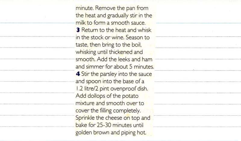 Scan 2 of 2 for Squeak-topped Ham Pie