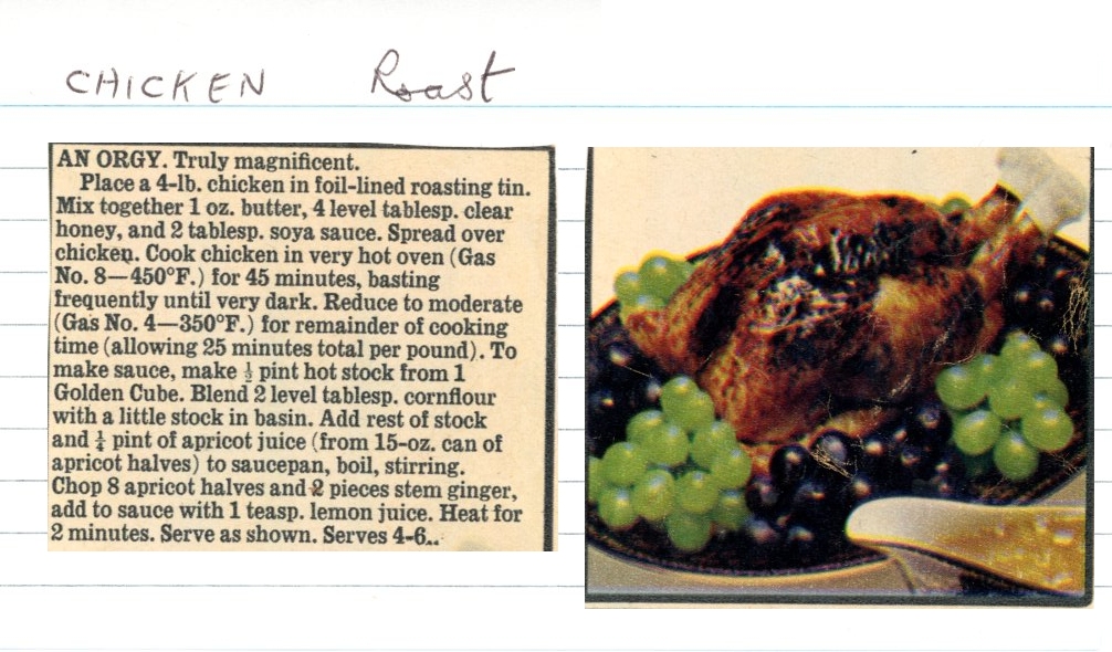 Scan 1 of 1 for Chicken Roast