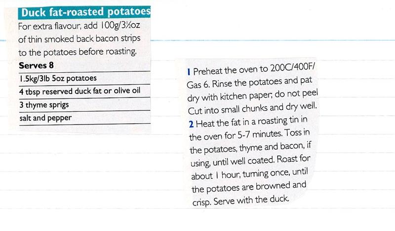 Scan 1 of 1 for Duck Fat-Roasted Potatoes