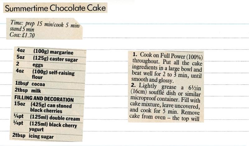 Scan 1 of 2 for Summertime Chocolate Cake