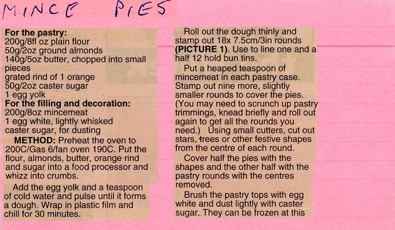 Scan 1 of 2 for Mince Pies