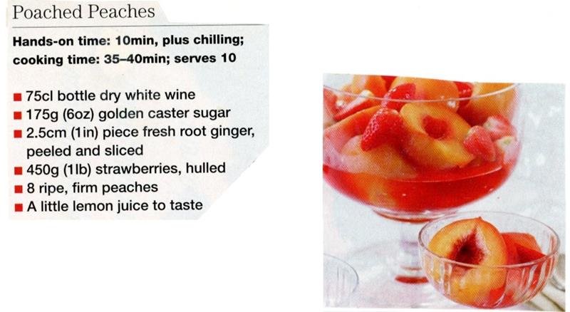 Scan 1 of 2 for Poached Peaches